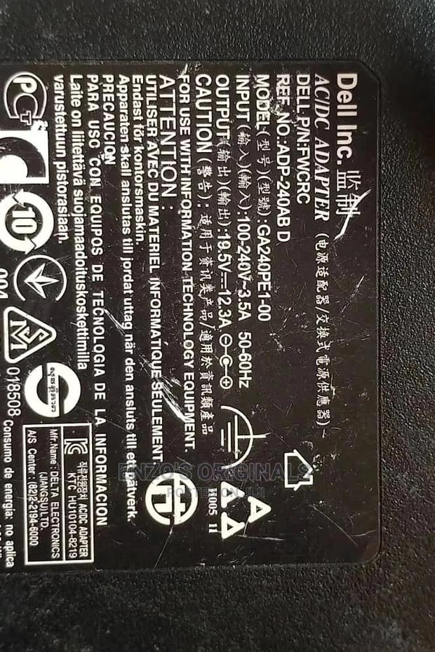 Dell Big Pin And Alienware 240wat Charger 19.5v 12.3a New · Photo 7