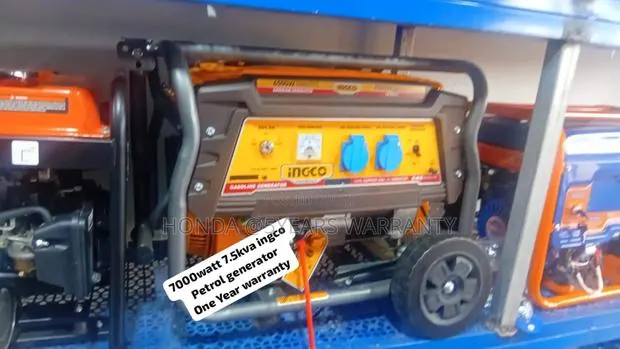 7000watt Petrol 7.5kva Ingco Generator Ingco 7.5kva Keystart · Photo 1