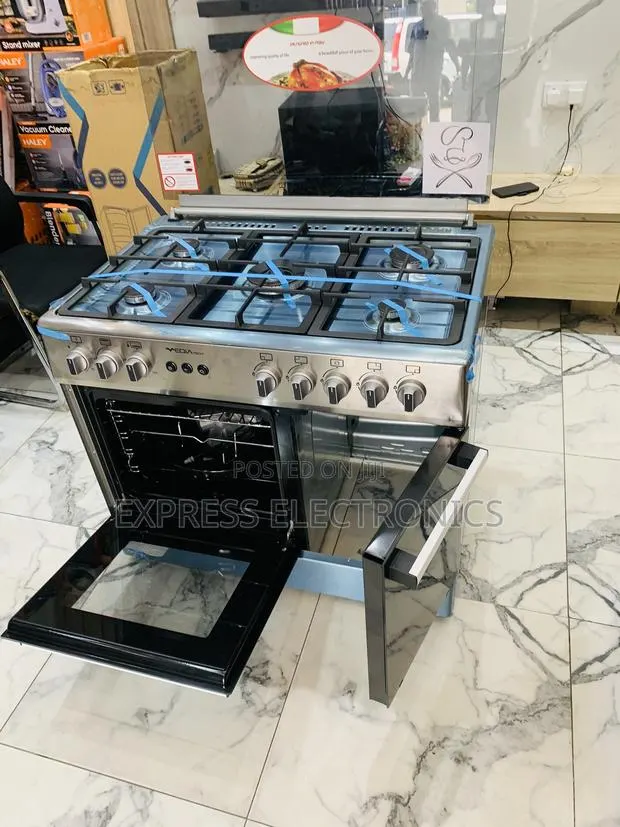 Freestanding Gas Cooker Oven Rotisserie 5b 60/90 Midea Tech · Photo 1