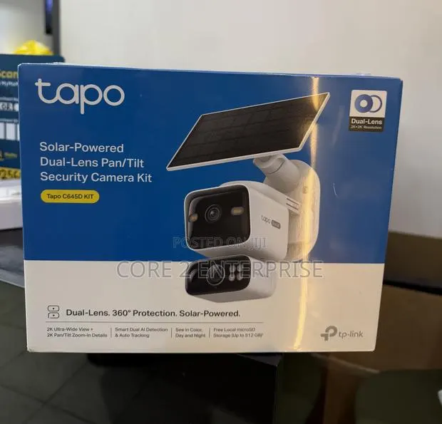 TP-Link Tapo C645D Solar-Powered Dual-Lens 360° Wi-Fi Security Camera · Photo 1