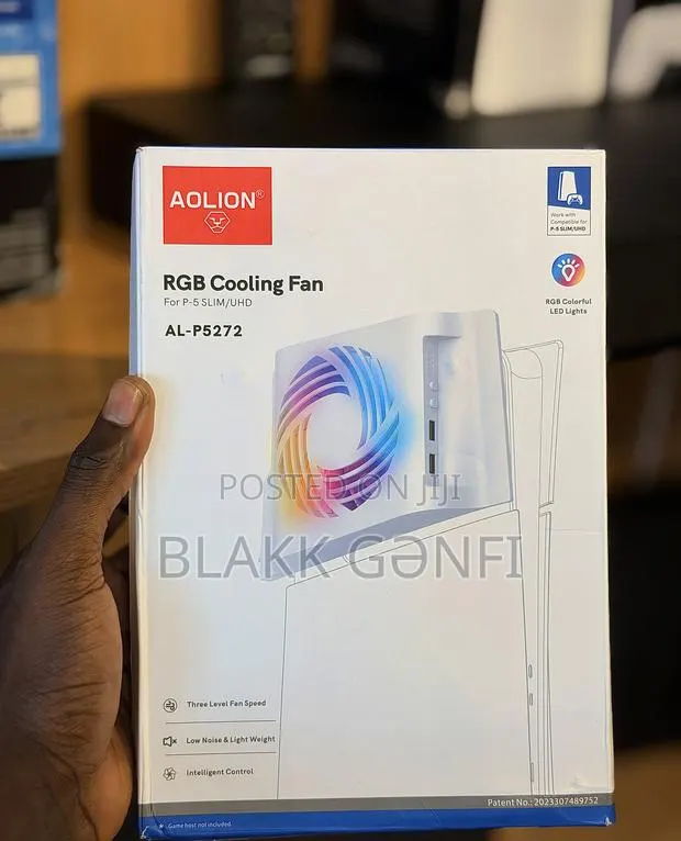 Aolion Ps5 Slim/Pro RGB Cooling Fan · Photo 1
