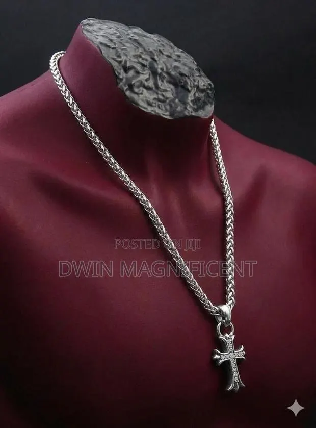 Chrome Hearts Style Cross Necklace · Photo 1