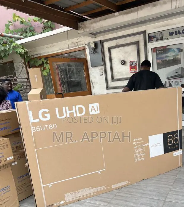 Get Premium Lg-86ut80006r 86” Uhd Smart Satellite Tv(2024)Black · Photo 1
