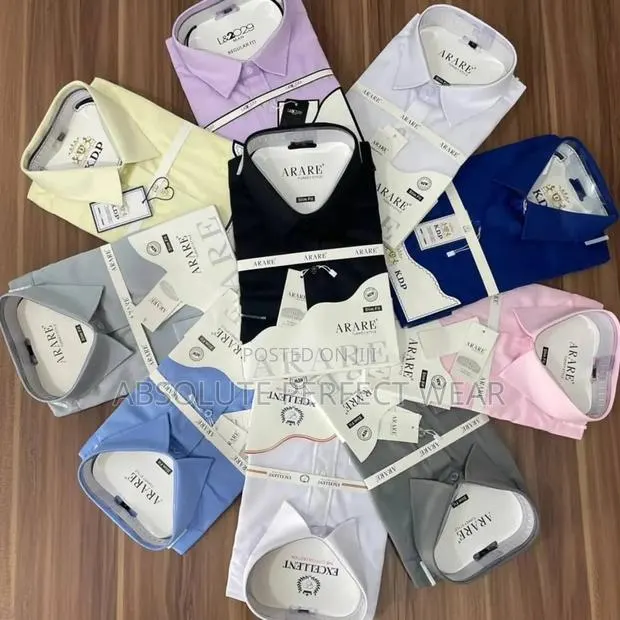 Plain Long Sleeves Official Shirts for Men