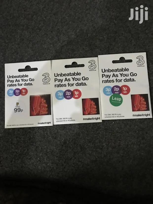 3 Network Uk Sim Card Available · Photo 1