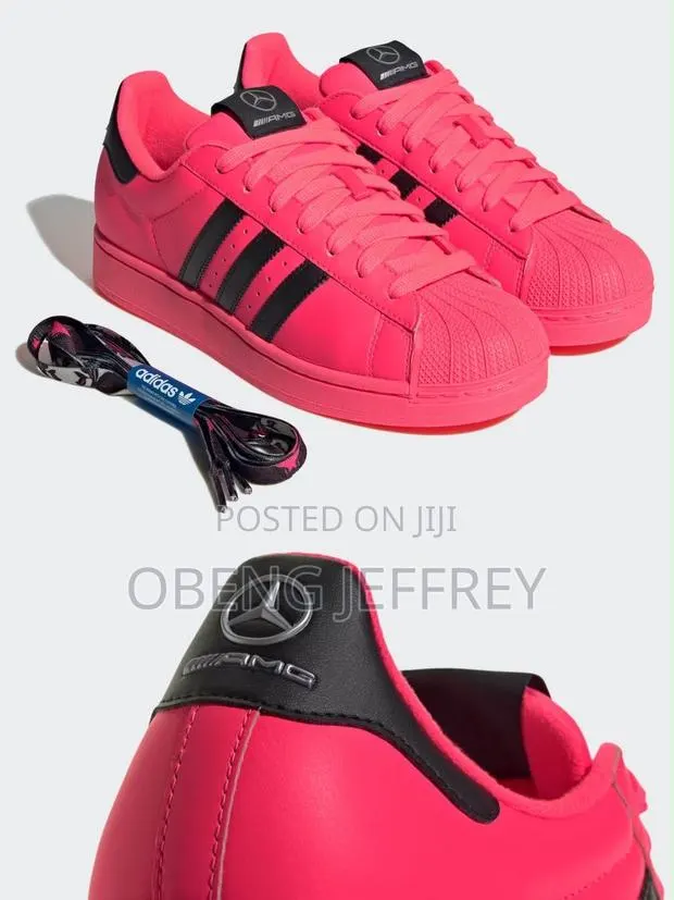 Original Adidas Mercedes AMG Superstar Turbo Pink · Photo 1