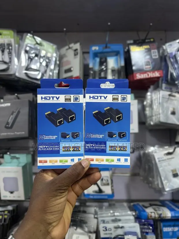 HDTV Hdmi Extender Over Ethernet (Cat6/Cat6a) Full Hd Supported · Photo 1