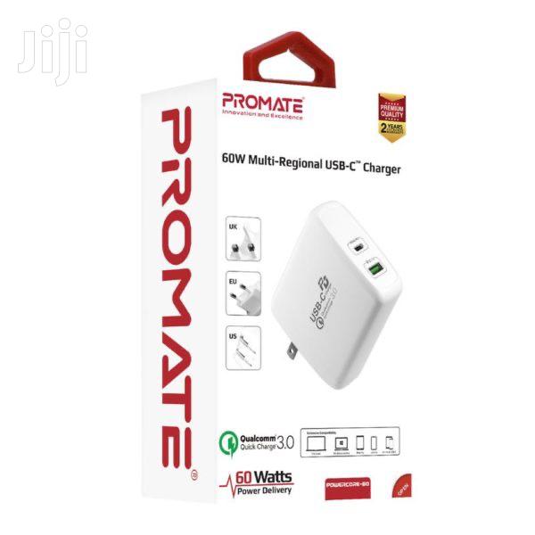 Promate Powercore-60 USB-C Wall Adapter+60watt Power and QC · Photo 4