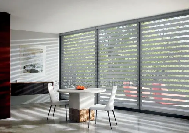 Lucca Italian Zebra Window Curtain Blinds · Photo 1