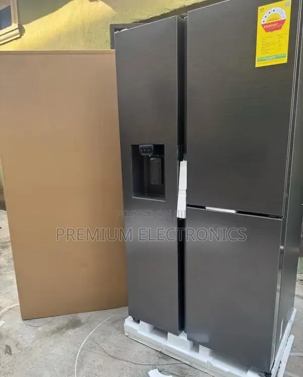 Samsung 627ltrs Ice Maker Water Dispenser Rs80f65g4fgh Window · Photo 1