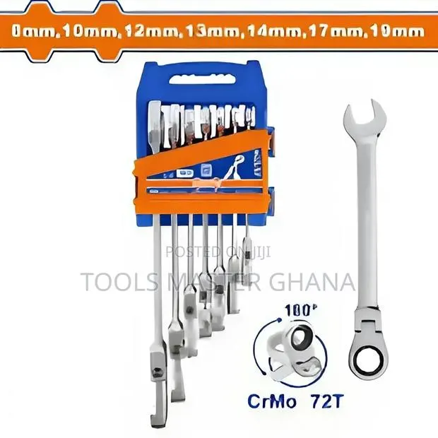 7 PCS Flexible Ratchet Spanner Set - Wsp5207 · Photo 1
