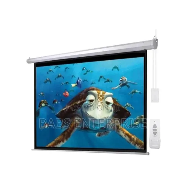 Burotika BW18-E200 200Cmx200Cm Electric Wall Screen · Photo 1