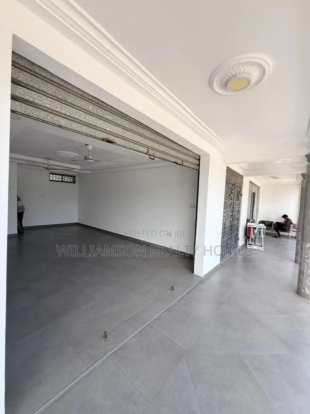 Downstairs Busy Road Side Shop/Store/Office Space/Warehouse at Spintex · Photo 1