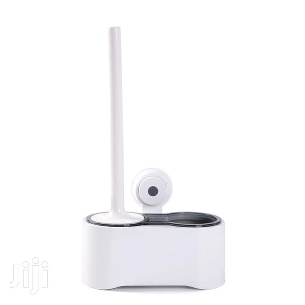Wall Mounted Toilet Brush With Holder.