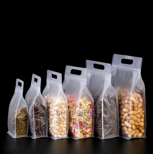 Resealable Frosted Flat Bottom Pouch