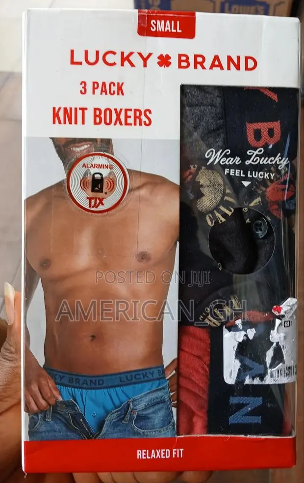 Lucky Brand Knit Boxers, 3 Pack(S/L/Xl) · Photo 1