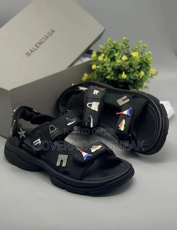 Balenciaga Tourist Pin Sports Sandals: Different Colors in Stock · Photo 1