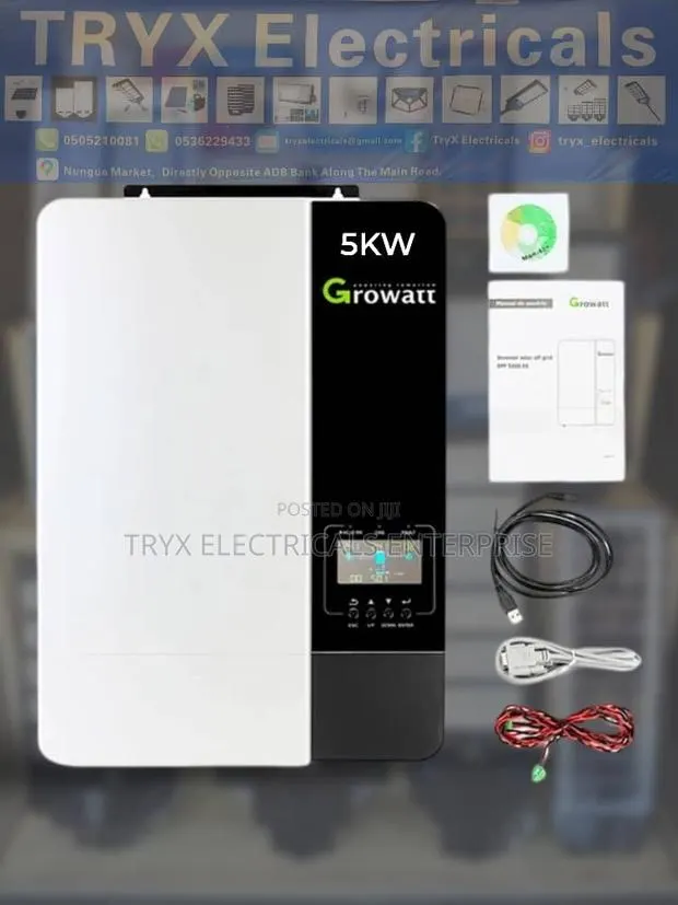 5kw Hybrid Growatt Inverter · Photo 1