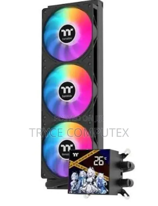 Thermaltake Steel Shadow With LCD Screen Liquid Cooler · Photo 1