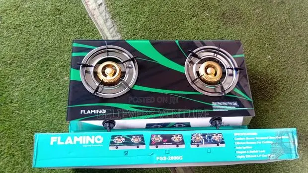 Flamino 2-Burner Gas Cooker – Fast Convenient Cooking · Photo 1