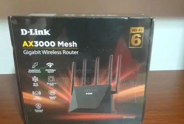 D-Link Ax3000 Mesh Gigabit Wireless Router · Photo 1