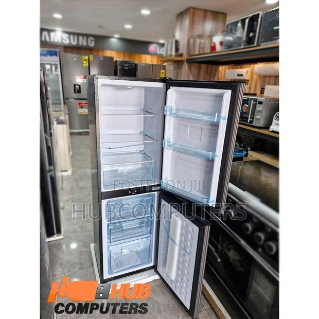 Nasco-D2-20fl Fridge Bottom Freezer 158ltr Silver · Photo 1