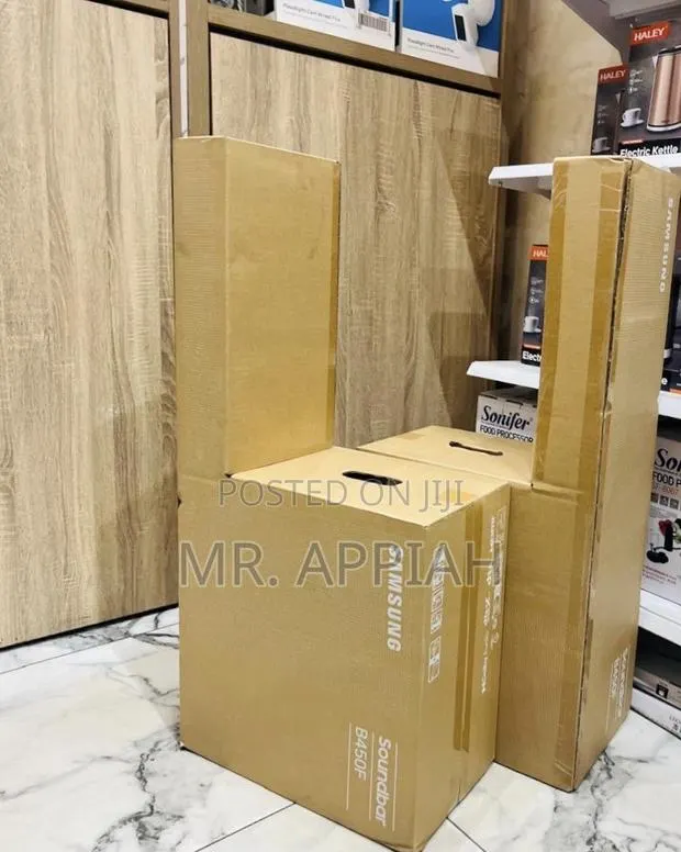Premium Samsung B450f 2.1ch Dolby Atmos Sound Bar System(Black). · Photo 1