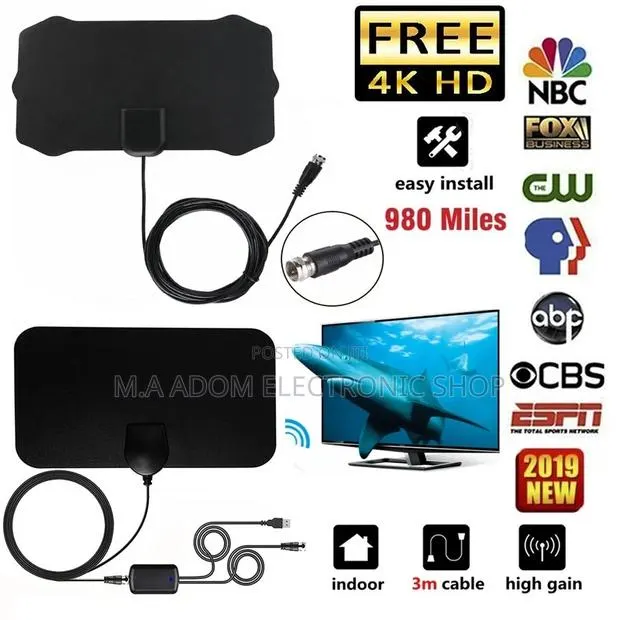 For Indoor Use Only Hdtv Antenna With a Booster · Photo 1