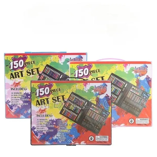 150 Pieces Art Set - Watercolors, Crayons, Markers Etc · Photo 1