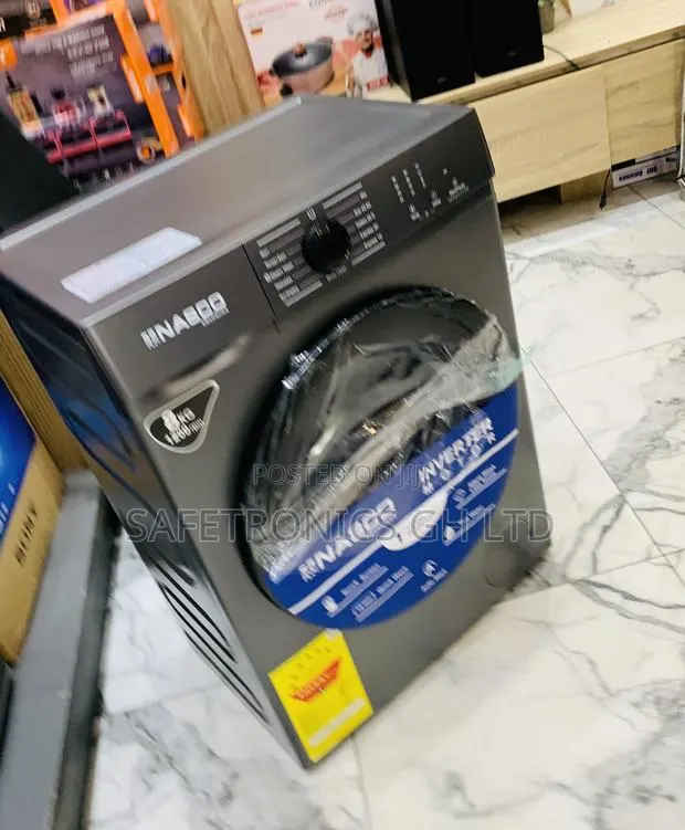 Buy Perfect Nasco Washing Machine 8kg Front Load Full Automatic Silver · Photo 1