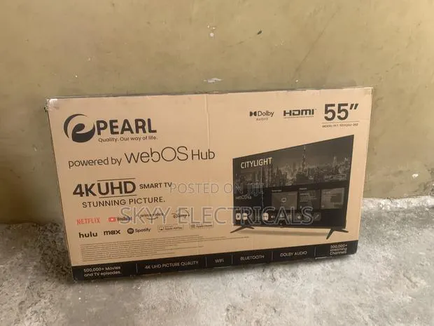 Sealed in Box Pearl 55inch Smart UHD TV · Photo 1