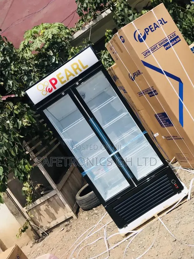 Lastest Good PVC-622 Pearl Glass Display 2 Doors Fridge · Photo 1