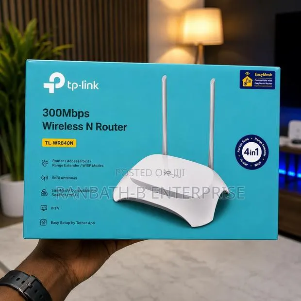 TP-Link TL-WR840N 300Mbps Router — Strong, Reliable & Easy to Set Up · Photo 1