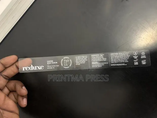 Transparent Label Print · Photo 1