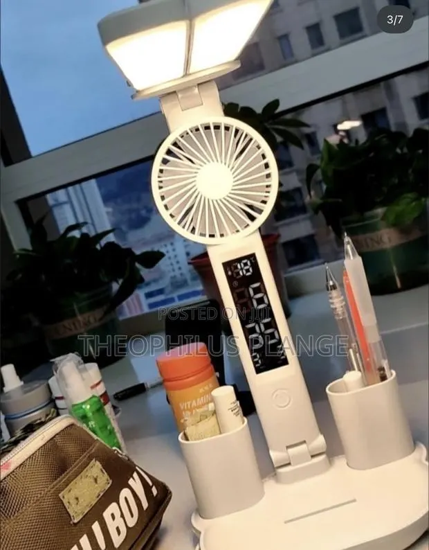 Rechargeable Study Lamp / Light and Fan . · Photo 1