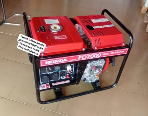 Powering Progress Efficiently Honda 7.5kva 7000watt Diesel · Photo 1