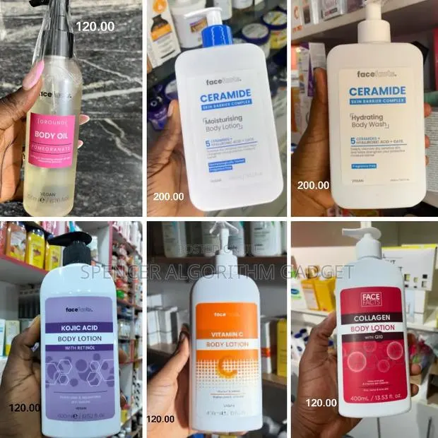 Face Facts Ceramide/Collagen/Vit C/Kojic/lotion/Oil//Body Wash · Photo 1