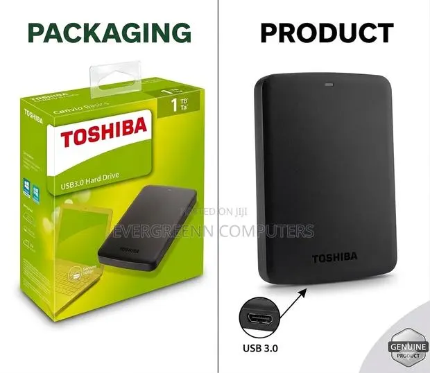 1tb Toshiba External Hard Drive · Photo 1