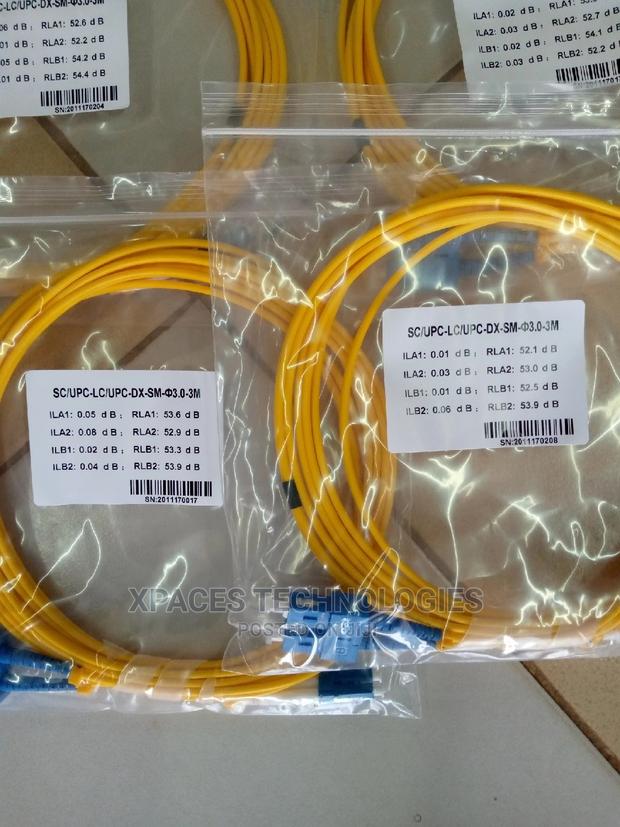 SC-LC Duplex 9/125 Singlemode Fiber Optic Patch Cable 3M · Photo 2