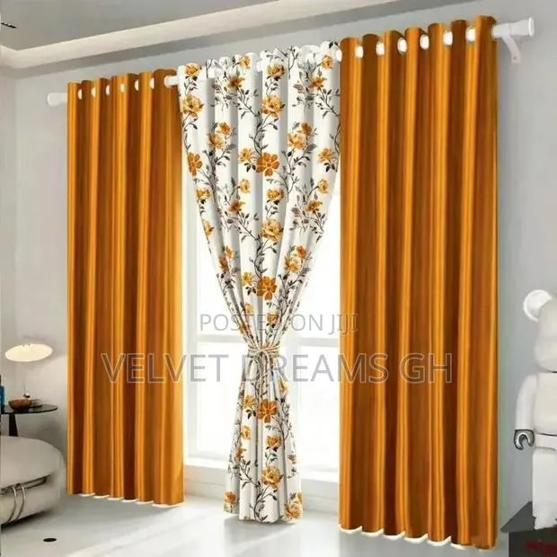 3in1 Luxurious Curtain Set Elegant Home Window Drapes · Photo 1