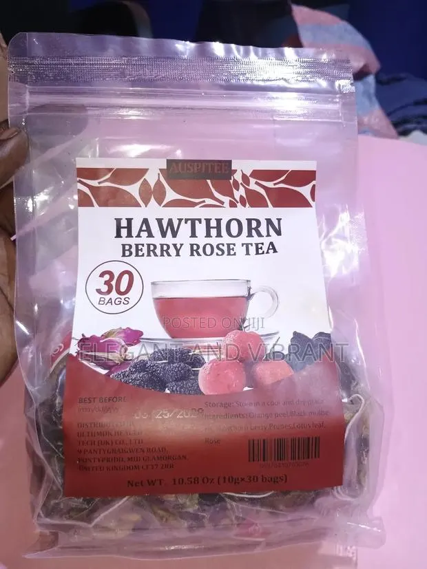 Hawthorn Berry Tea, 30 Tea Bags/300 Grams · Photo 4