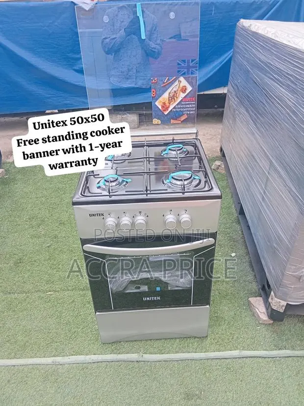 Unitek 50x50 Premium 4-Burner Gas Cooker With Oven Hotplate · Photo 1