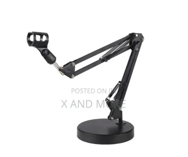 Round Base Desk Top Arm Stand For Microphones · Photo 1