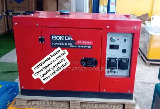 Red Honda 15kva 15000watt Remote Control Generator 15kva · Photo 1