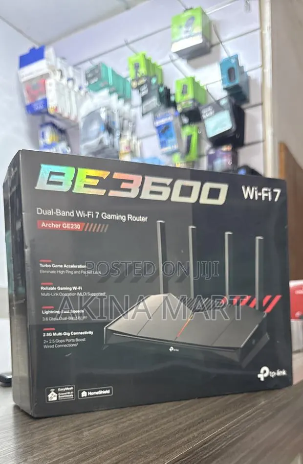 Tp-Link Dual-Band Wi-Fi7 Gaming Router Archer Ge230 Tp Link Wifi 7 · Photo 1