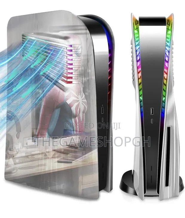 Ps5 Face Plates With Cooling Vent and RGB Led Light · Photo 1