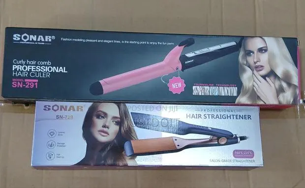 Sonar Hair Straightener + Sonar Hair Curler Combo · Photo 1