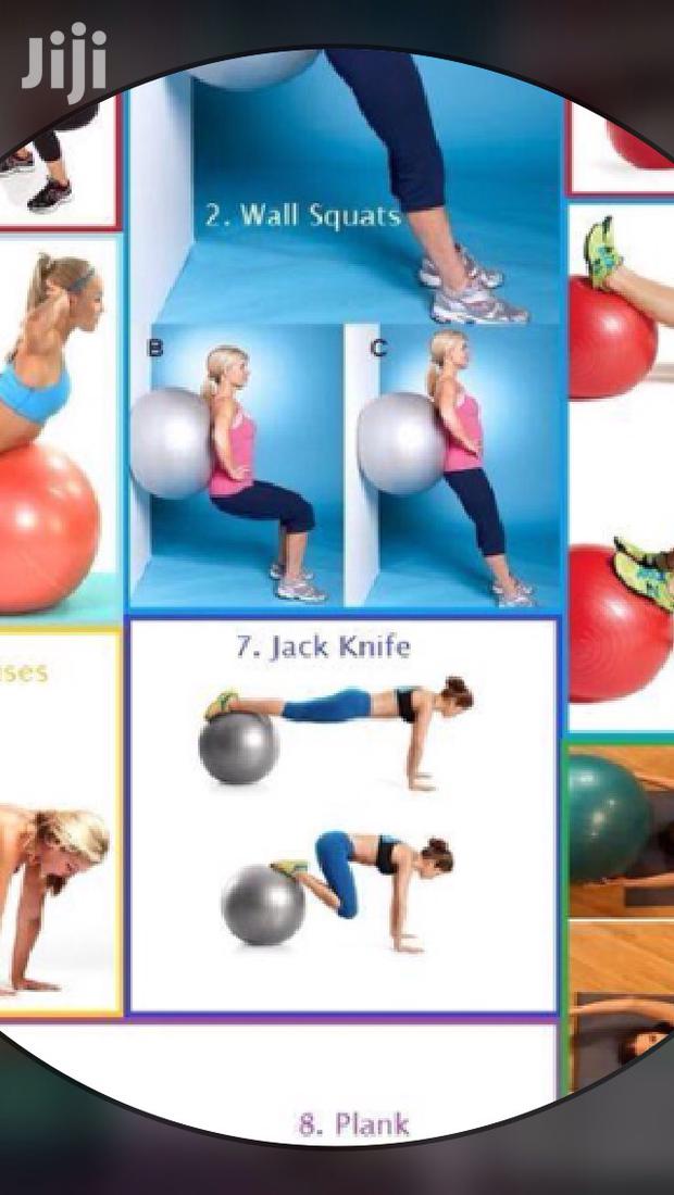 Yoga Exercise Ball With Mini Pump