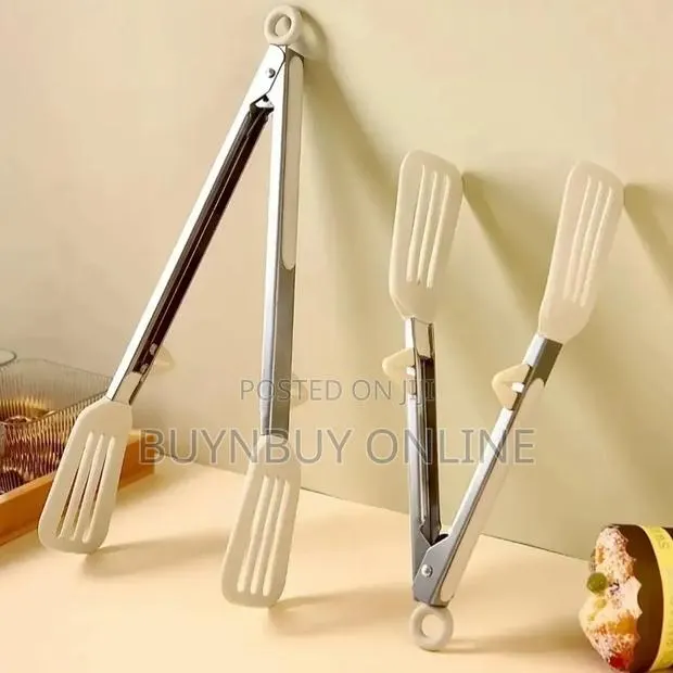 High Heat Silicone Cooking Tong Utensil in 9 Inch 12 Inch · Photo 1