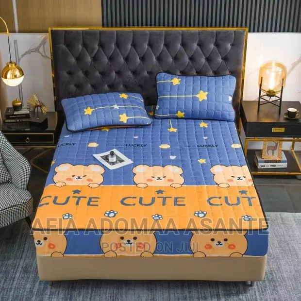 3 Pieces Waterproof Mattress Cover- DOUBLE BED · Photo 1